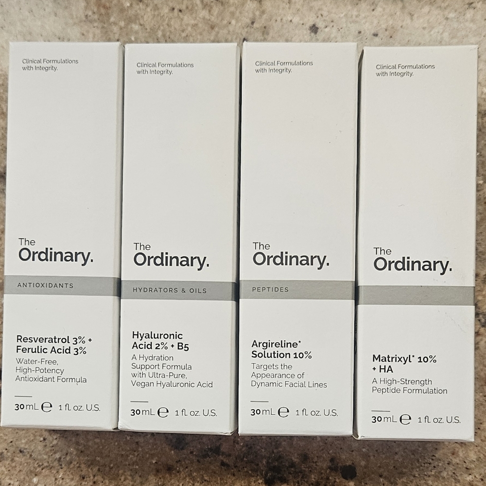 The Ordinary set of 4